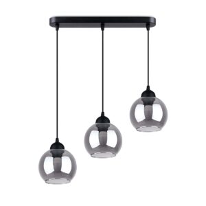 Lampa wisząca ALINO 3 czarna SL.1142 - Sollux