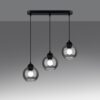Lampa wisząca ALINO 3 czarna SL.1142 - Sollux - obrazek 3