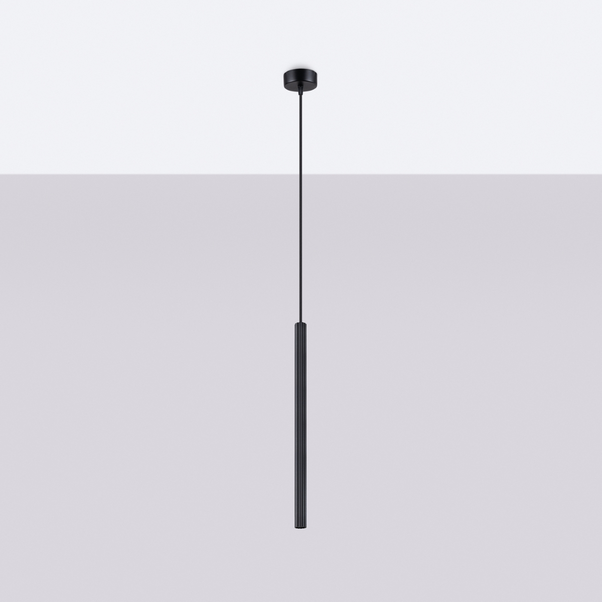 Lampa wisząca ARCHE 1 czarna SL.1338 - Sollux - obrazek 2