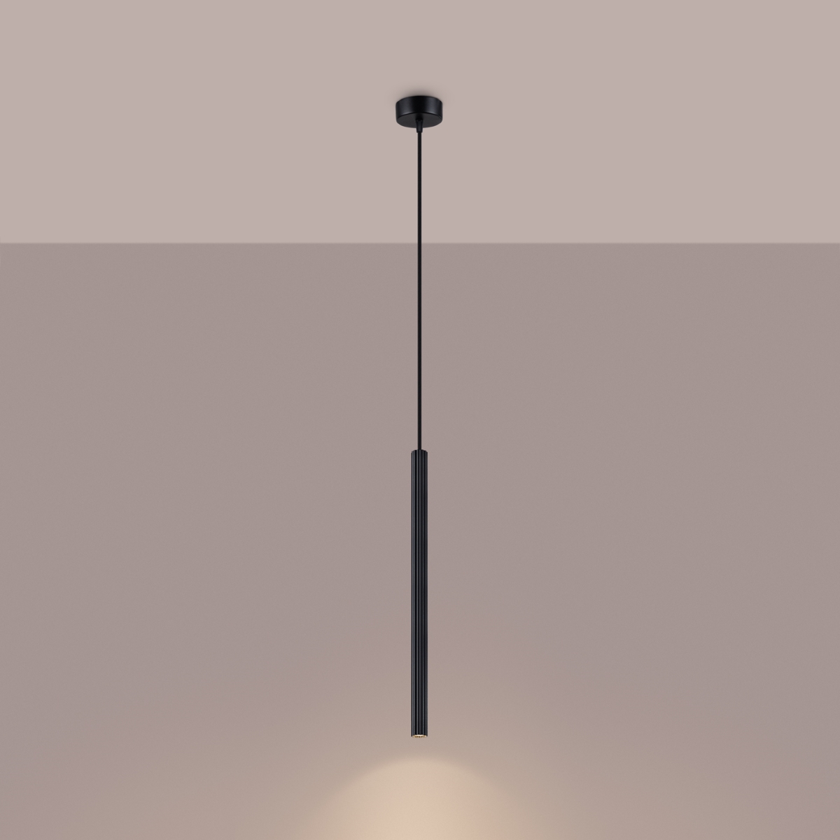 Lampa wisząca ARCHE 1 czarna SL.1338 - Sollux - obrazek 3
