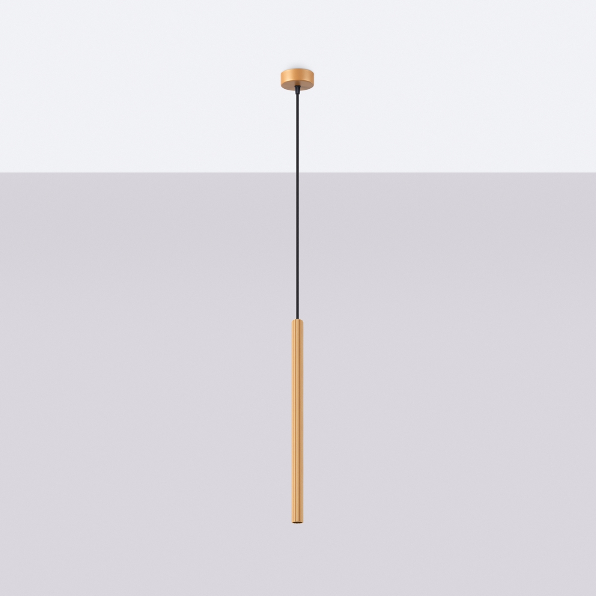 Lampa wisząca ARCHE 1 złota SL.1339 - Sollux - obrazek 2