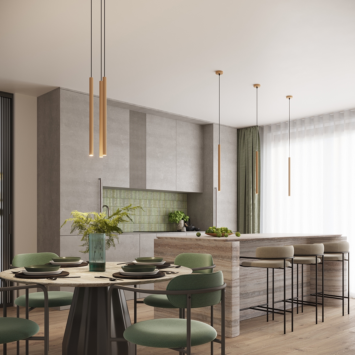 Lampa wisząca ARCHE 1 złota SL.1339 - Sollux - obrazek 17