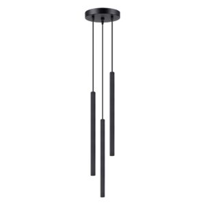 Lampa wisząca ARCHE 3P czarna SL.1341 - Sollux