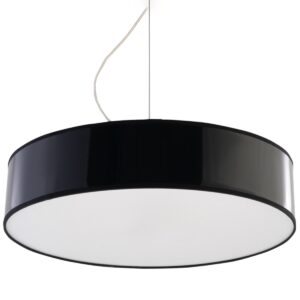 Lampa wisząca ARENA 45 czarna SL.0118 - Sollux