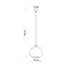 Lampa wisząca BALL grafit SL.0250 - Sollux - obrazek 4