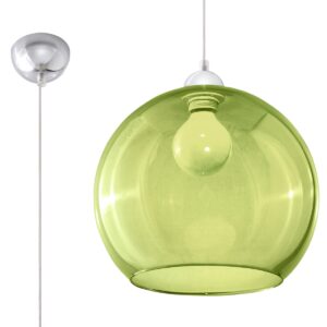 Lampa wisząca BALL zielona SL.0254 - Sollux