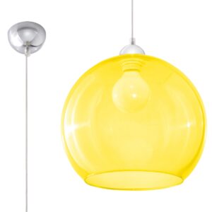 Lampa wisząca BALL żółta SL.0252 - Sollux
