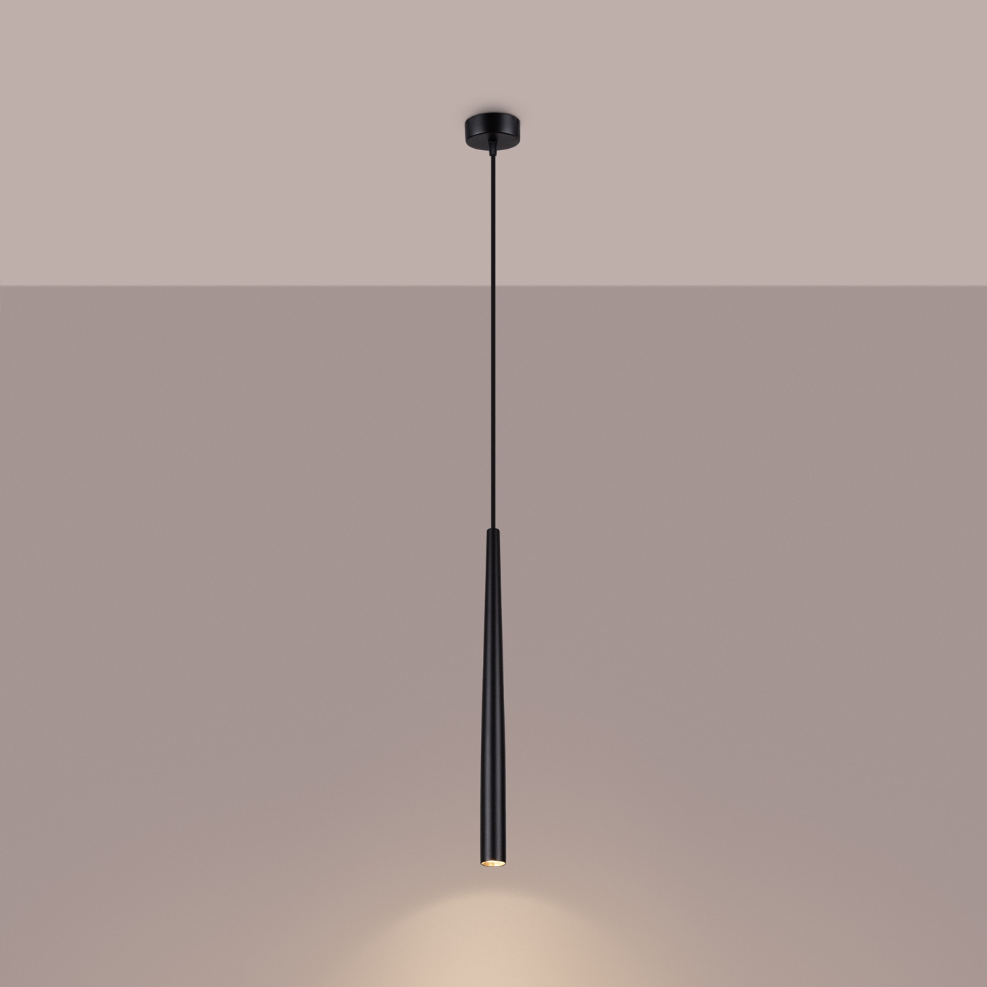 Lampa wisząca BLISS 1 czarna SL.1462 - Sollux - obrazek 3