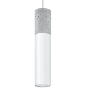 Lampa wisząca BORGIO 1 biały SL.0647 - Sollux