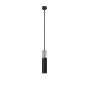 Lampa wisząca BORGIO 1 czarny SL.0650 - Sollux