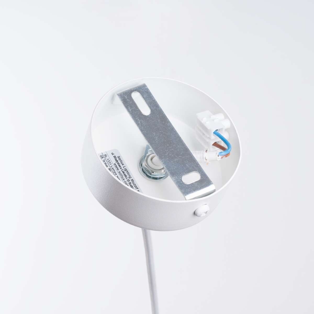 Lampa wisząca BRINA 1 biała SL.1331 - Sollux - obrazek 4