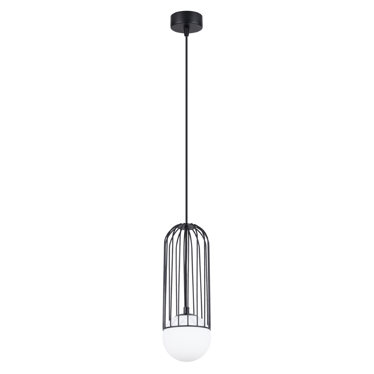 Lampa wisząca BRINA 1 czarna SL.1332 - Sollux