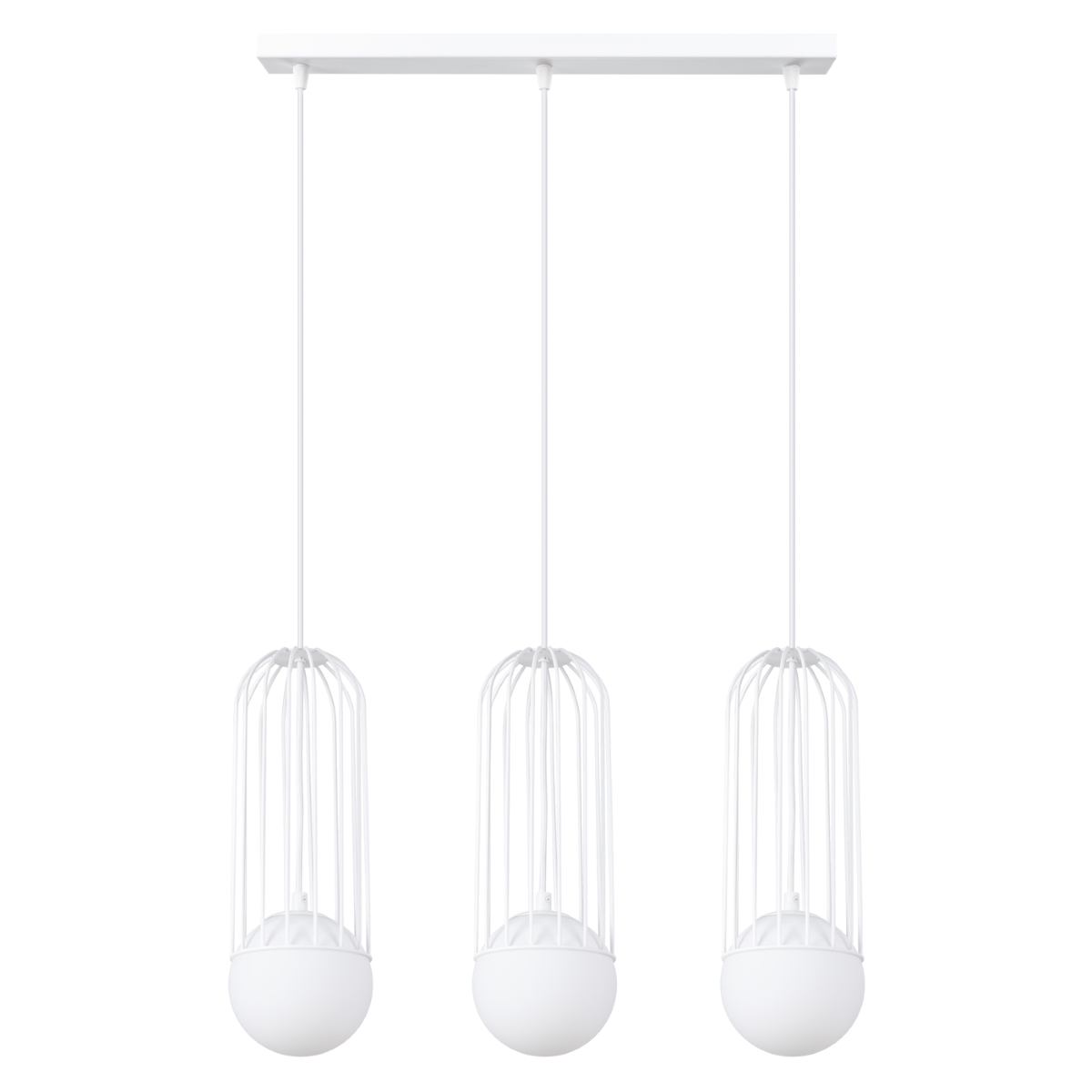 Lampa wisząca BRINA 3L biała SL.1333 - Sollux