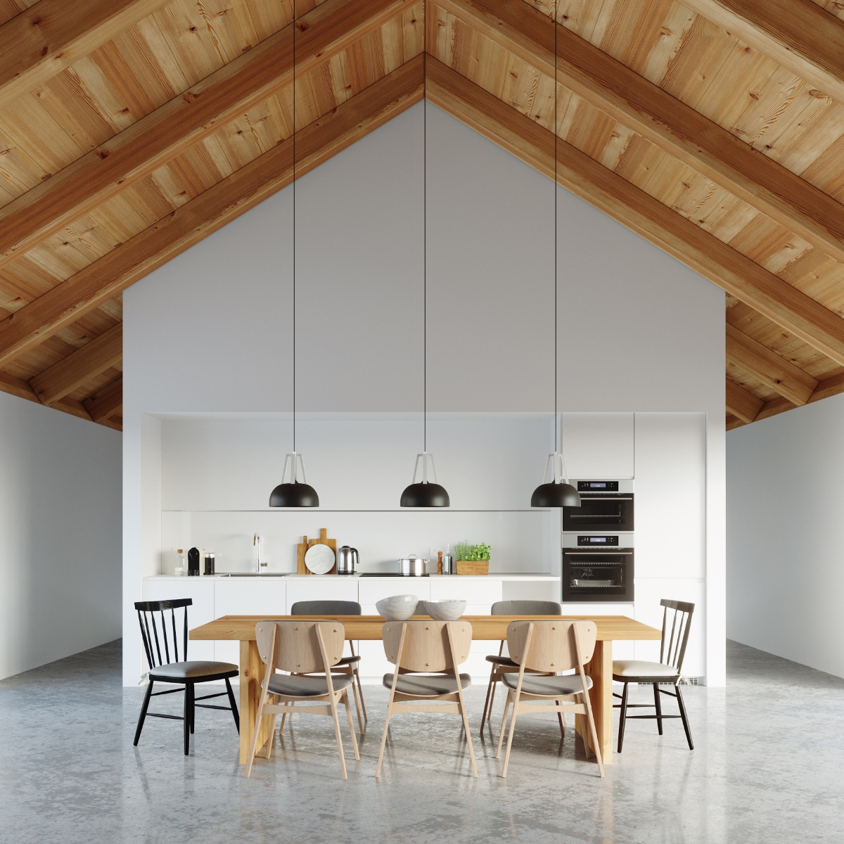 Lampa wisząca CASCO czarna/biała SL.0389 - Sollux - obrazek 6