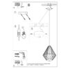 Lampa wisząca DEMI biała SL.0297 - Sollux - obrazek 5