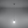 Lampa wisząca DIEGO 1 biała SL.0569 - Sollux - obrazek 3