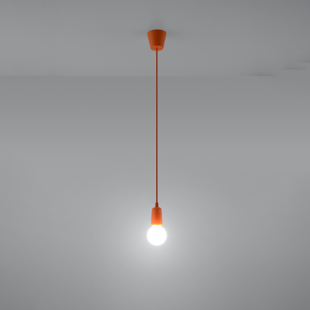 Lampa wisząca DIEGO 1 pomarańczowy SL.0584 - Sollux - obrazek 3