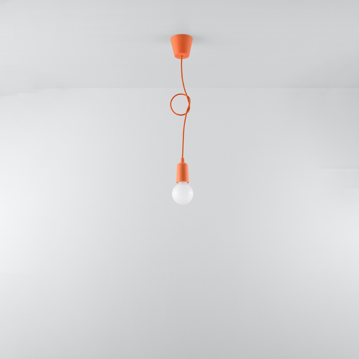Lampa wisząca DIEGO 1 pomarańczowy SL.0584 - Sollux - obrazek 5