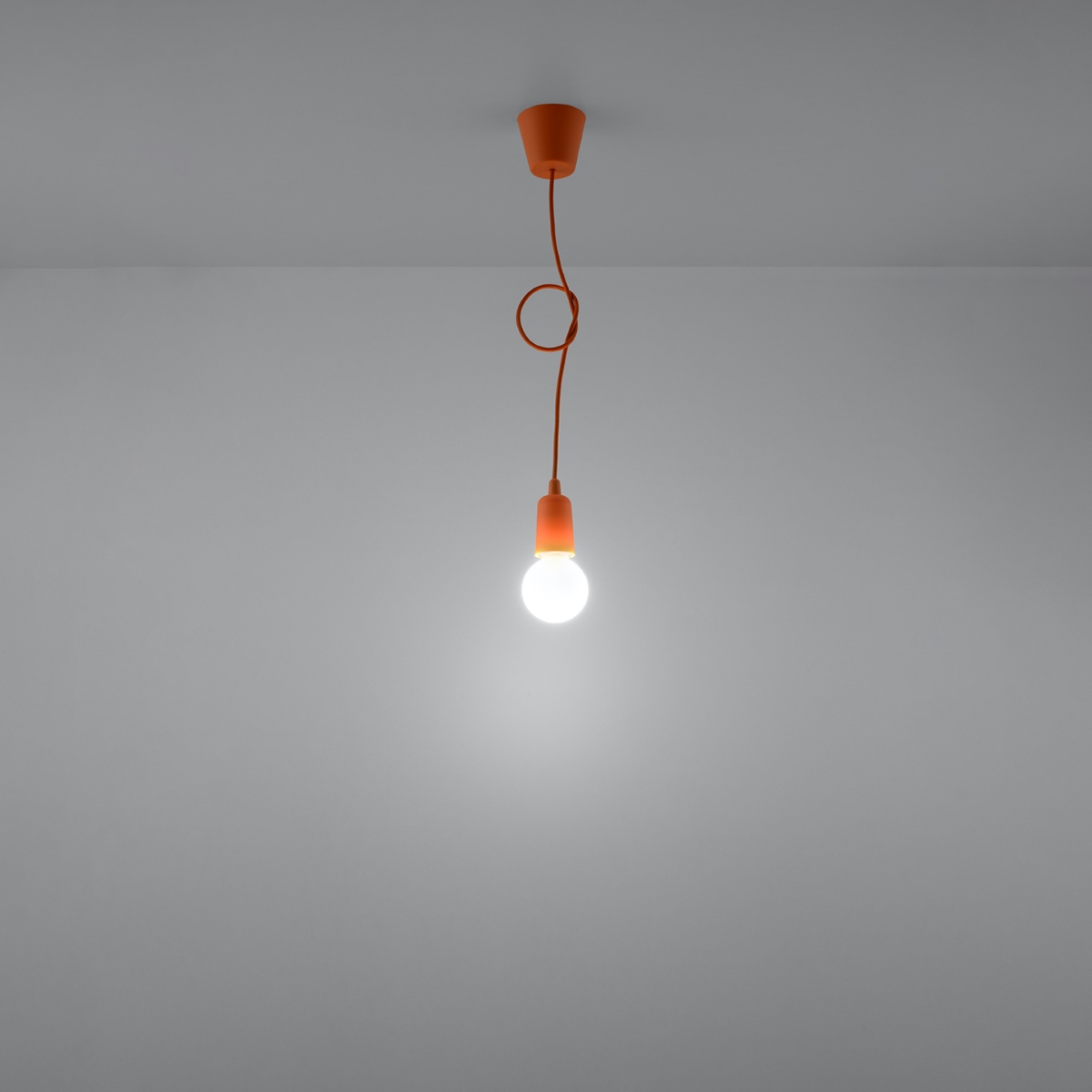 Lampa wisząca DIEGO 1 pomarańczowy SL.0584 - Sollux - obrazek 6