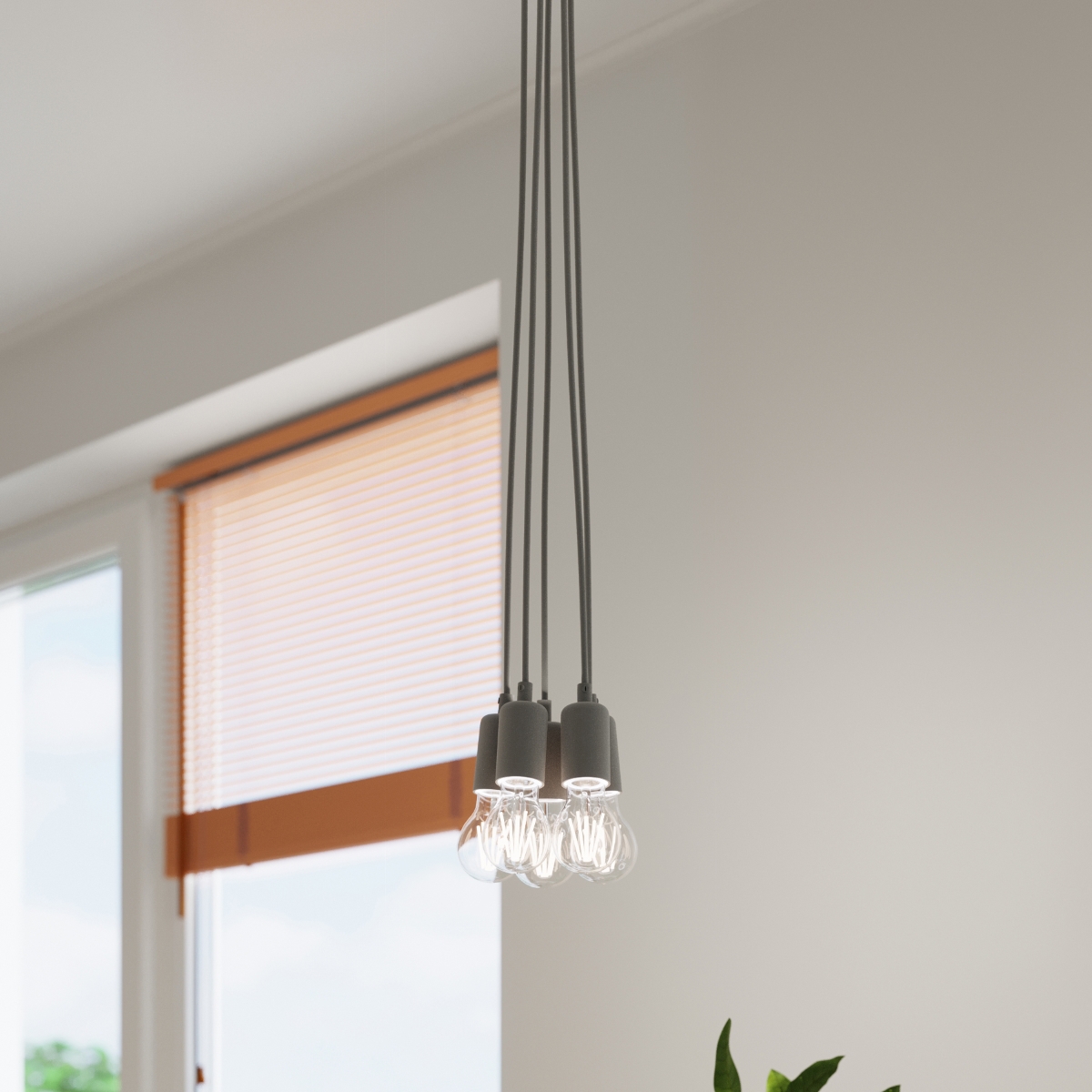 Lampa wisząca DIEGO 1 szara SL.0575 - Sollux - obrazek 11