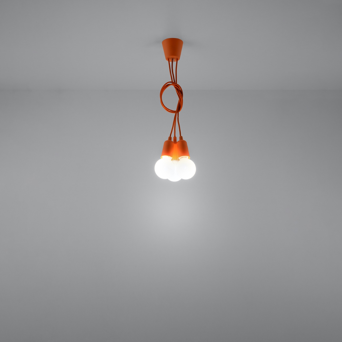 Lampa wisząca DIEGO 3 pomarańczowy SL.0585 - Sollux - obrazek 6