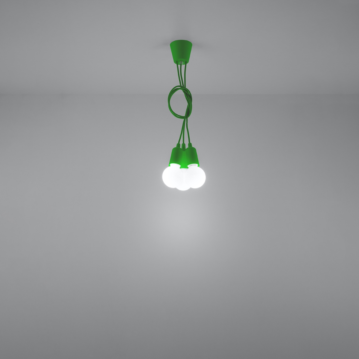 Lampa wisząca DIEGO 3 zielony SL.0582 - Sollux - obrazek 6