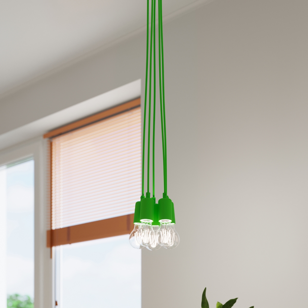Lampa wisząca DIEGO 5 zielony SL.0583 - Sollux - obrazek 11