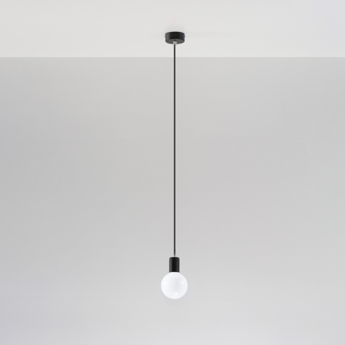 Lampa wisząca EDISON czarna SL.0152 - Sollux - obrazek 2