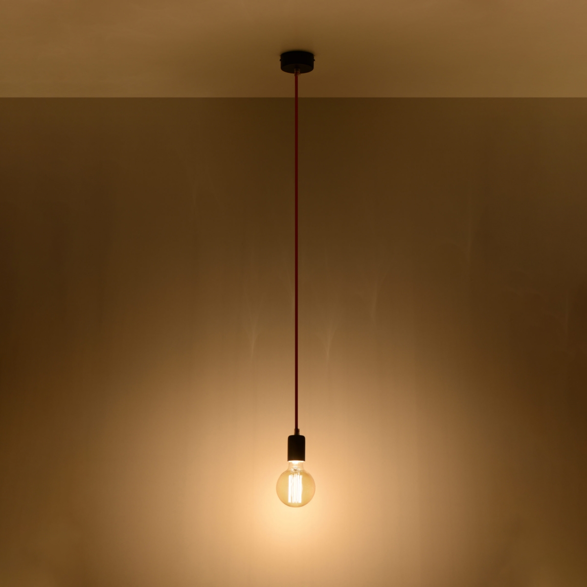 Lampa wisząca EDISON czarna SL.0152 - Sollux - obrazek 3