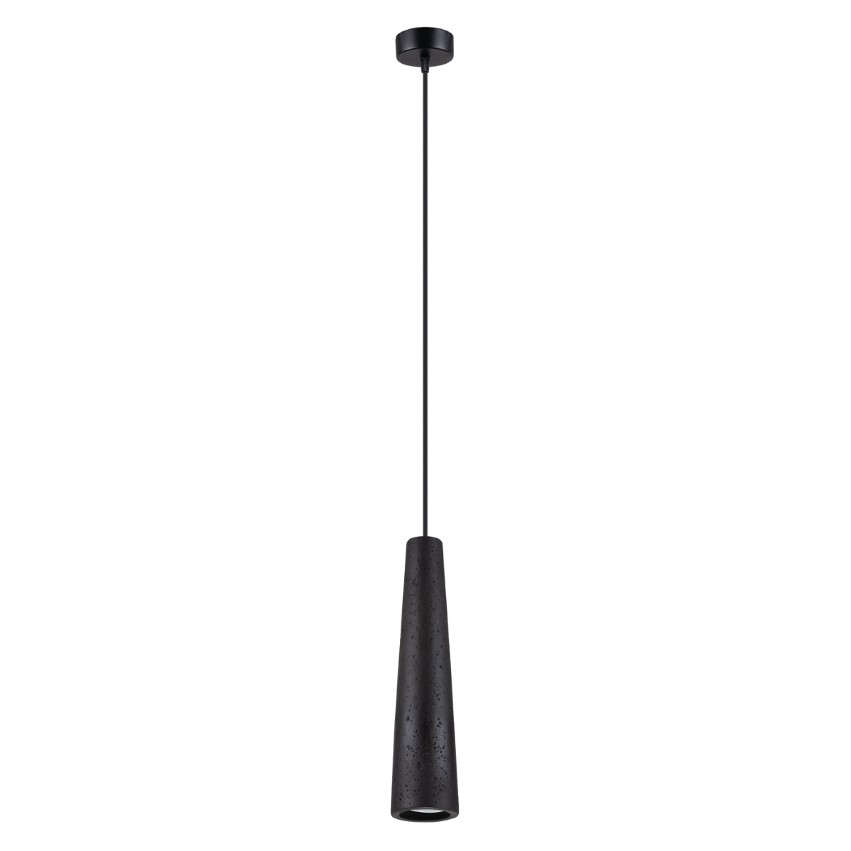 Lampa wisząca ELECTRA czarna beton SL.1355 - Sollux