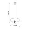 Lampa wisząca FLAVIO biała SL.0852 - Sollux - obrazek 4