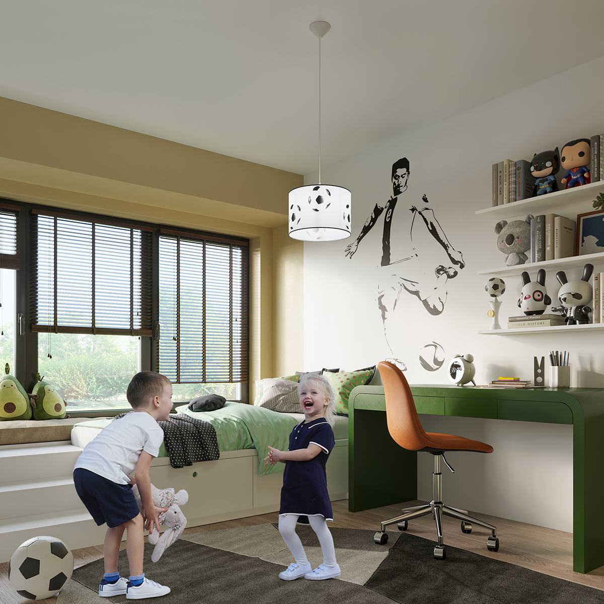 Lampa wisząca FOOTBALL A 30 SL.1424 - Sollux - obrazek 6