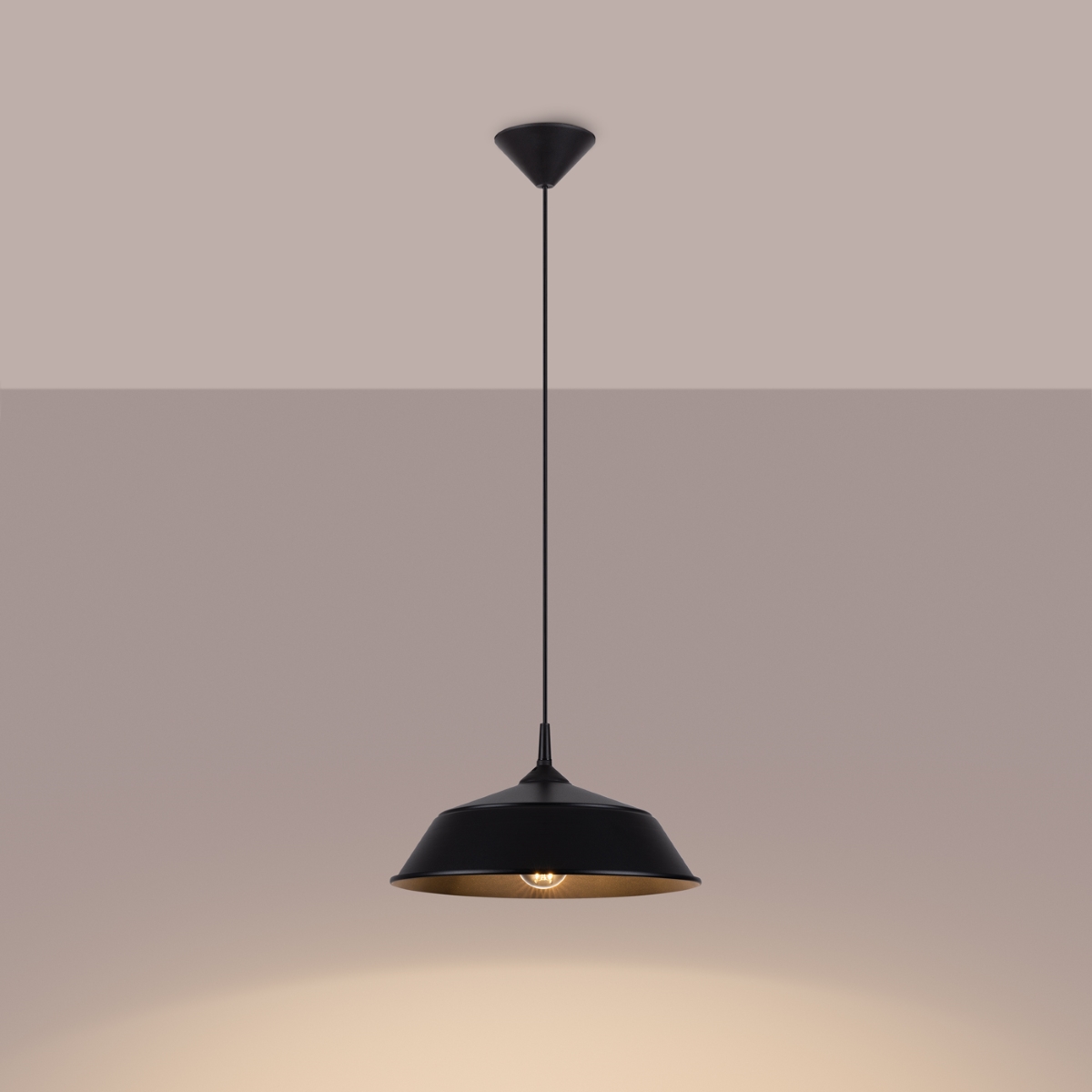Lampa wisząca FRIKA czarna SL.1328 - Sollux - obrazek 3