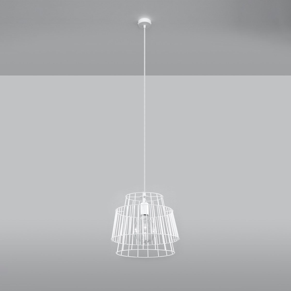 Lampa wisząca GATE biały SL.0662 - Sollux - obrazek 2