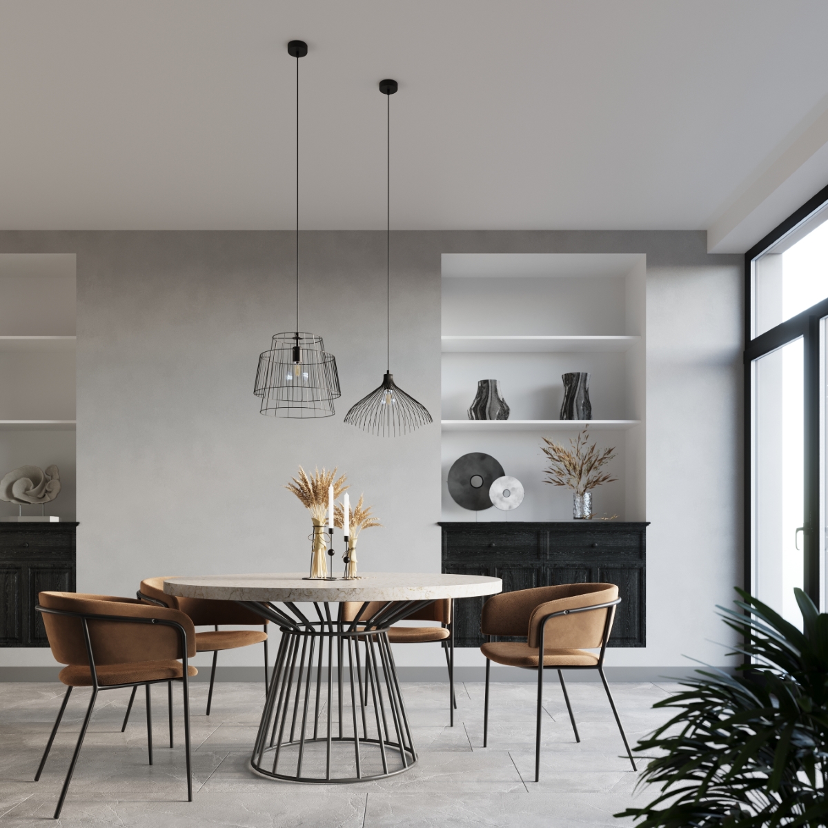 Lampa wisząca GATE czarny SL.0663 - Sollux - obrazek 6