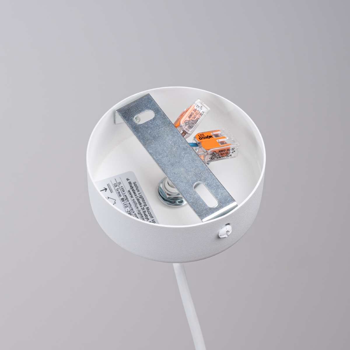 Lampa wisząca HYPERION 1 biały SL.1356 - Sollux - obrazek 4