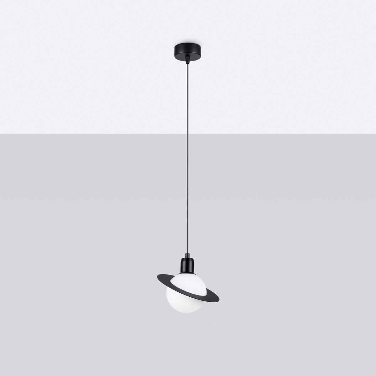 Lampa wisząca HYPERION 1 czarny SL.1358 - Sollux - obrazek 2