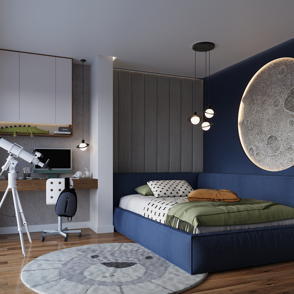 Lampa wisząca HYPERION 1 czarny SL.1358 - Sollux - obrazek 16