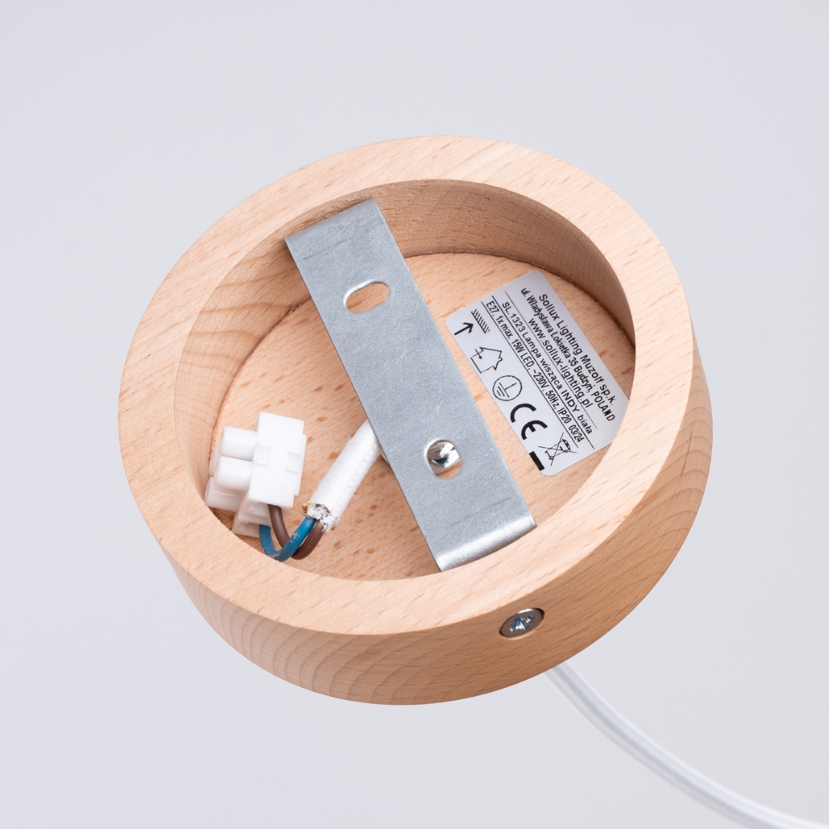 Lampa wisząca INDY biała SL.1323 - Sollux - obrazek 4