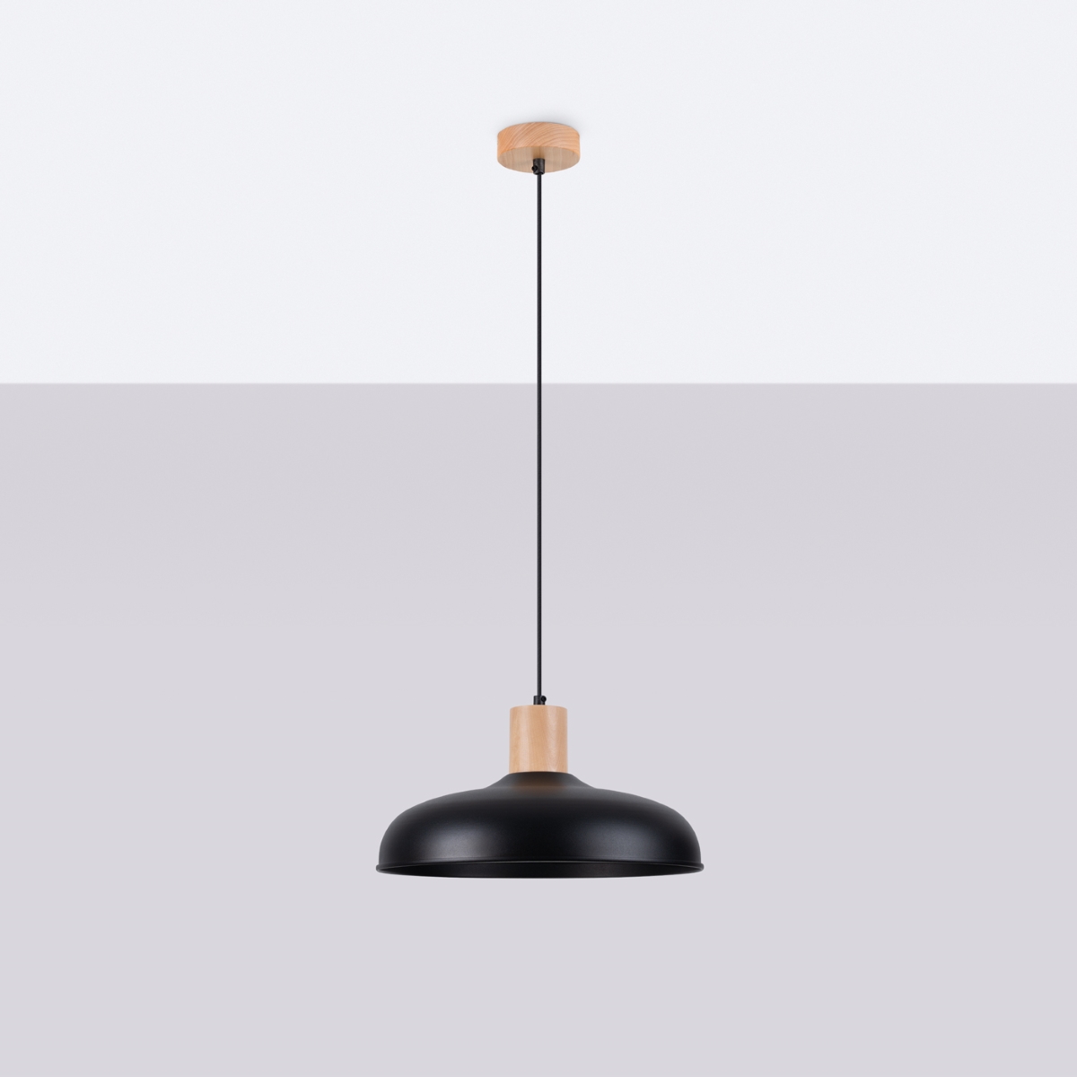 Lampa wisząca INDY czarna SL.1324 - Sollux - obrazek 2