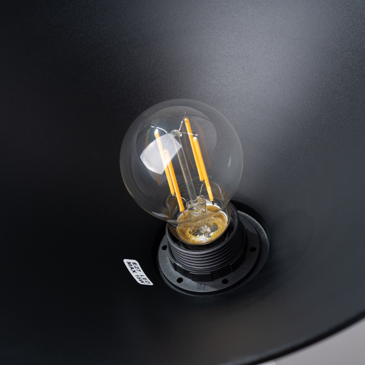 Lampa wisząca JAGA czarna SL.1320 - Sollux - obrazek 5