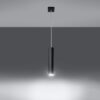 Lampa wisząca LAGOS 1 czarny SL.0327 - Sollux - obrazek 3