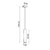 Lampa wisząca LAGOS 1 czarny SL.0327 - Sollux - obrazek 4