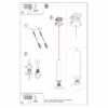 Lampa wisząca LAGOS 1 czarny SL.0327 - Sollux - obrazek 5