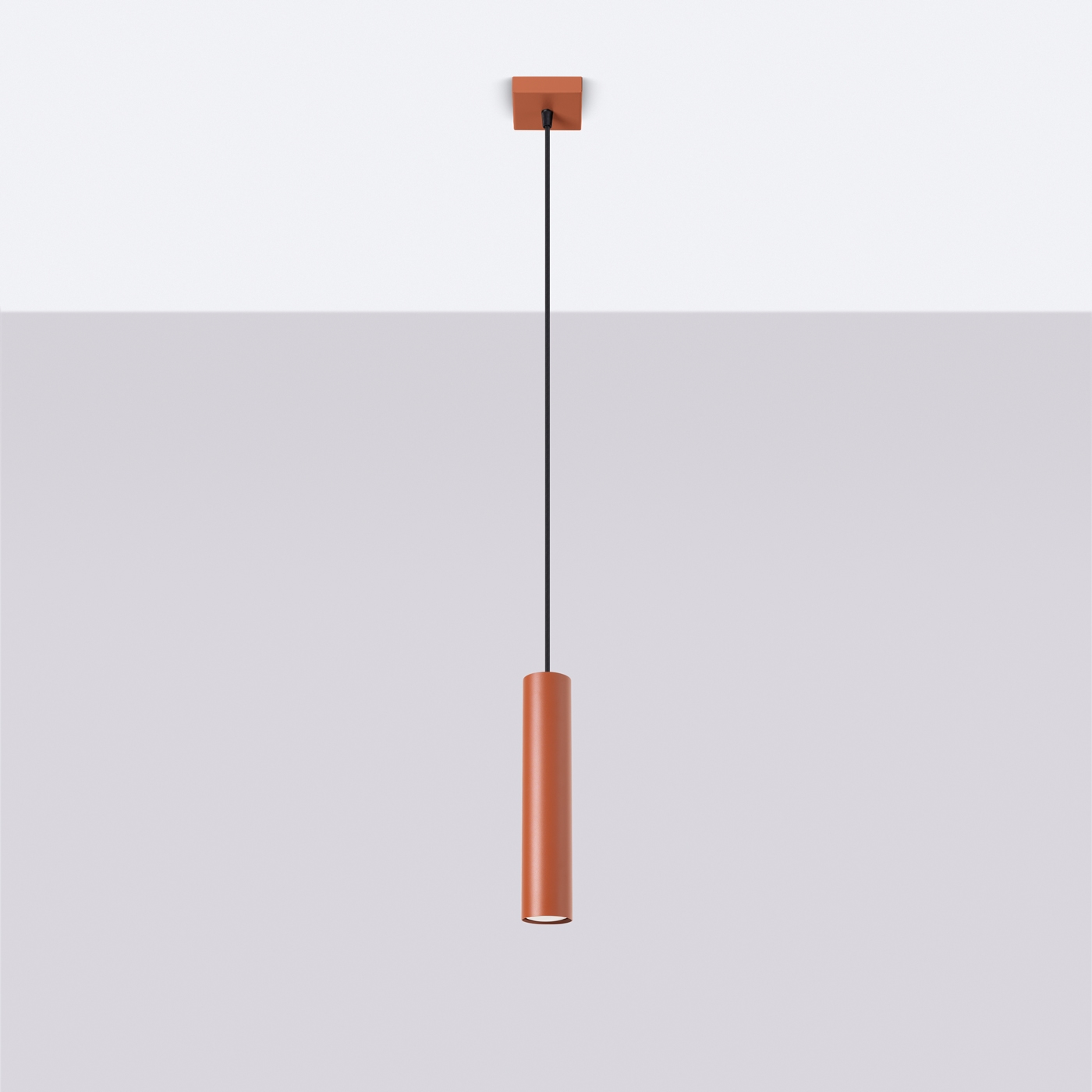 Lampa wisząca LAGOS 1 ochra czerwona SL.1489 - Sollux - obrazek 2