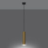 Lampa Wisząca LAGOS 1 złoty połysk SL.1200 - Sollux - obrazek 3