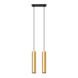 Lampa Wisząca LAGOS 2 złoty połysk SL.1241 - Sollux