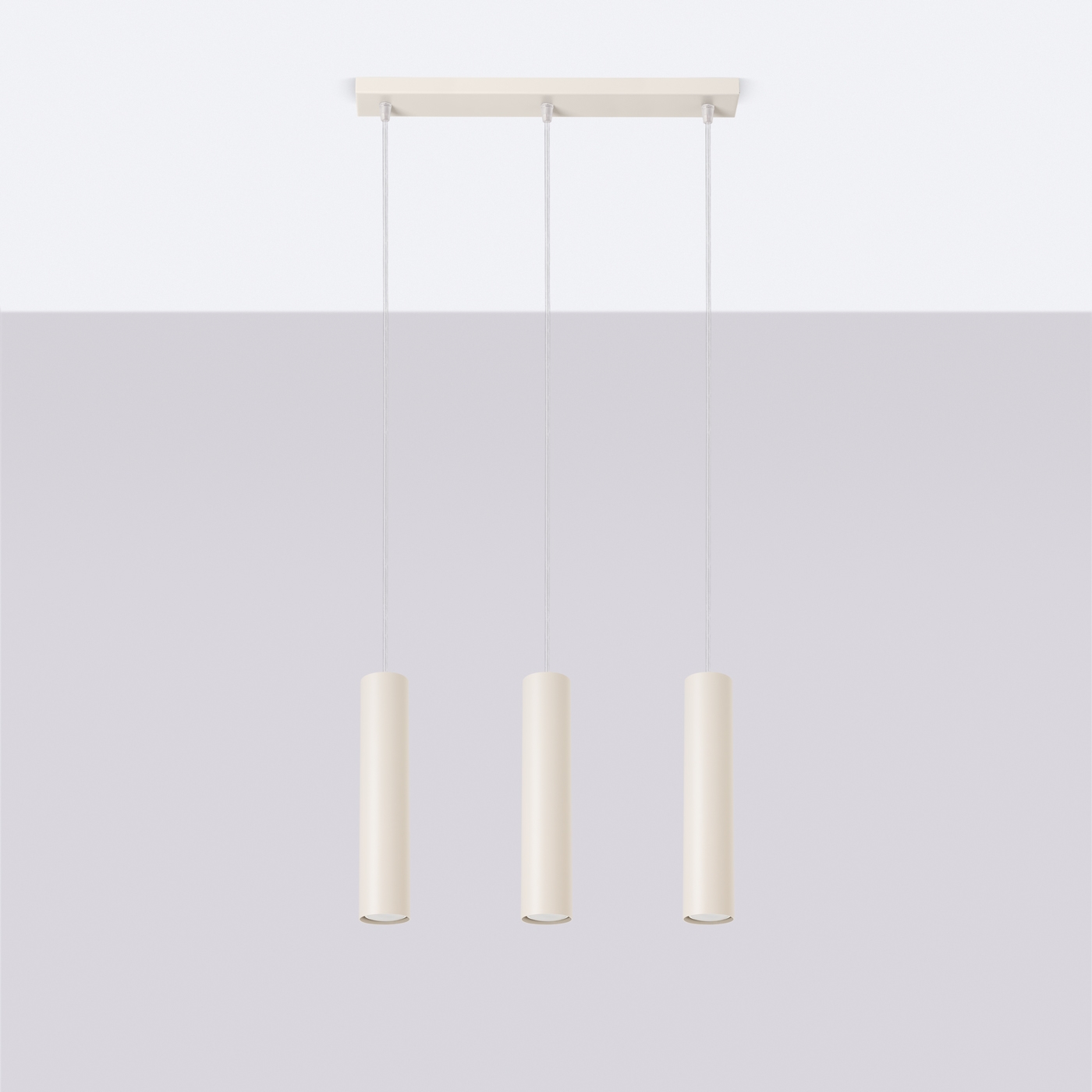 Lampa wisząca LAGOS 3L beżowa SL.1481 - Sollux - obrazek 2