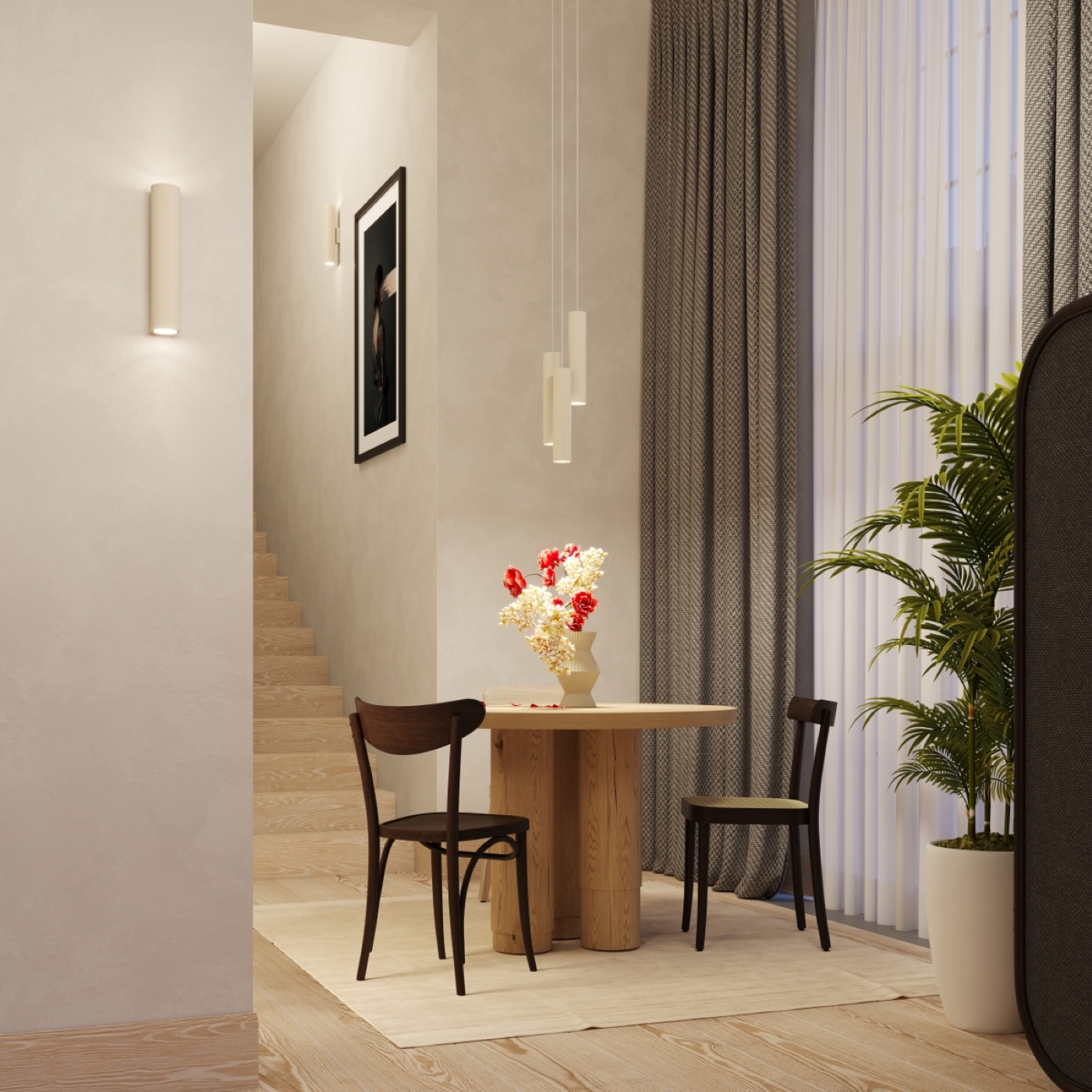 Lampa wisząca LAGOS 3L beżowa SL.1481 - Sollux - obrazek 10