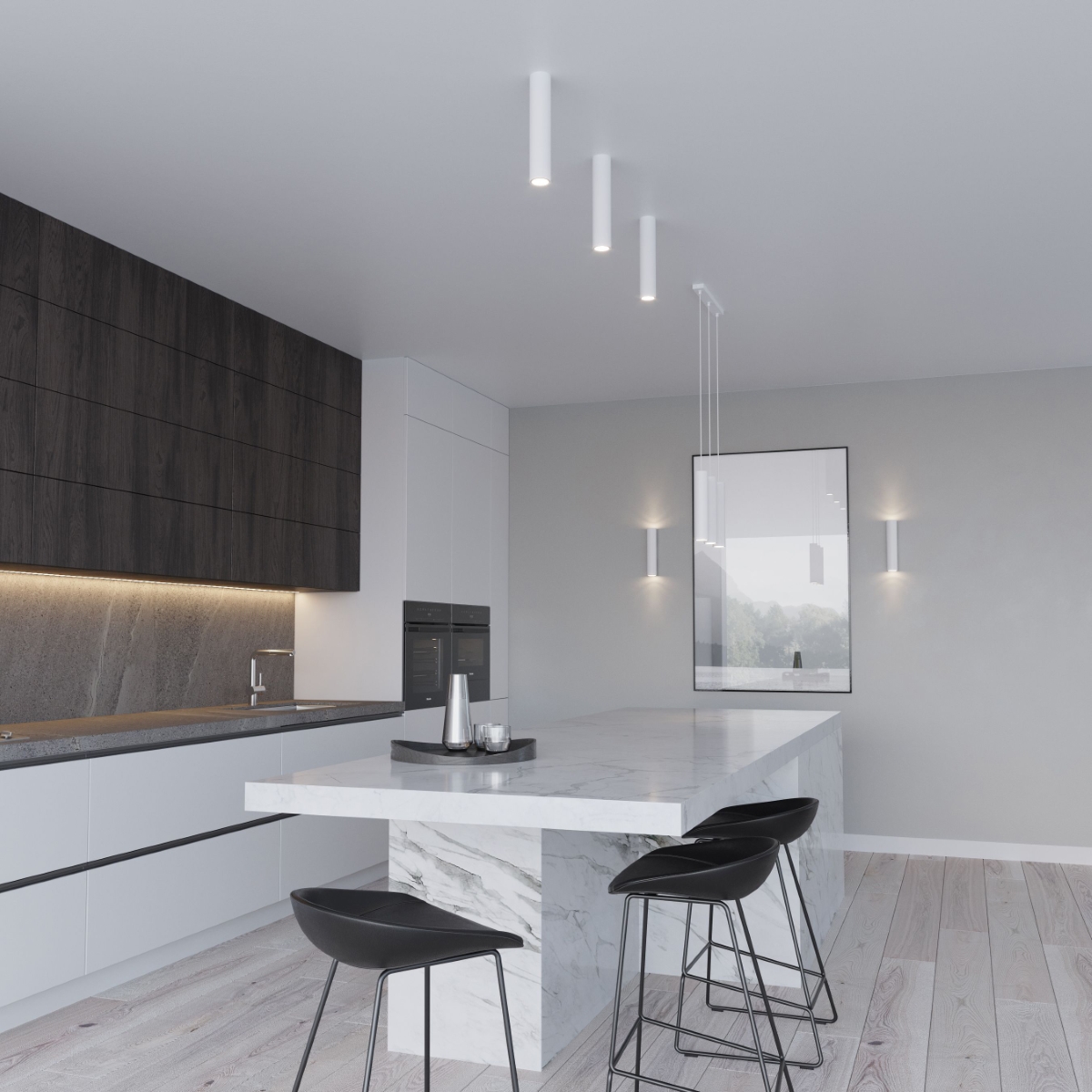 Lampa wisząca LAGOS 3L biały SL.0325 - Sollux - obrazek 6